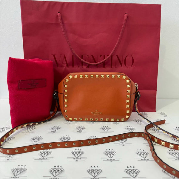 [PRE LOVED] Valentino Rockstud Camera Bag in Peach