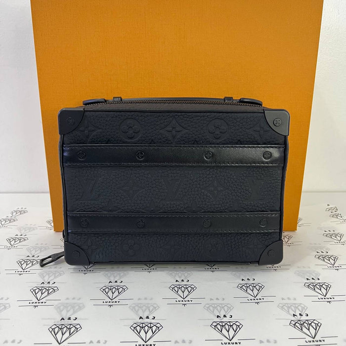[PRE LOVED] Louis Vuitton Handle Soft Trunk in Noir Taurillon Monogram Calf Leather (microchipped)