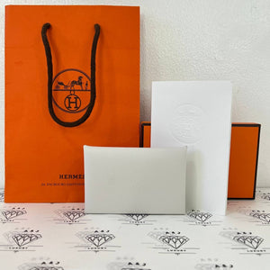 [BRAND NEW] Hermes Calvi Cardholder in Gris Pale Epsom Leather (Stamp B)