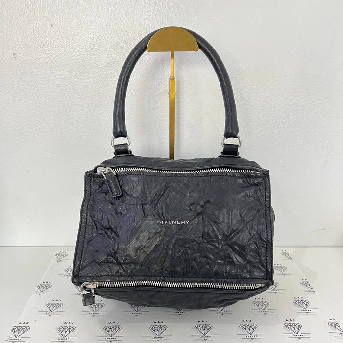 [PRE LOVED] Givenchy Small Pandora in Black Sheepskin Leather SHW