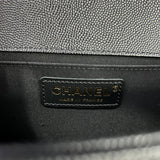 [PRE LOVED] Chanel Old Medium Boy in Black Caviar GHW (Series 29)