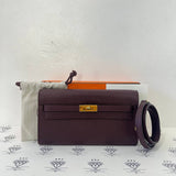 [PRE LOVED] Hermes Kelly To Go in Bordeaux Epsom Leather GHW (Stamp U - 2022)