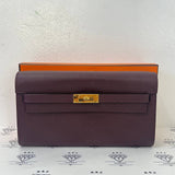 [PRE LOVED] Hermes Kelly To Go in Bordeaux Epsom Leather GHW (Stamp U - 2022)