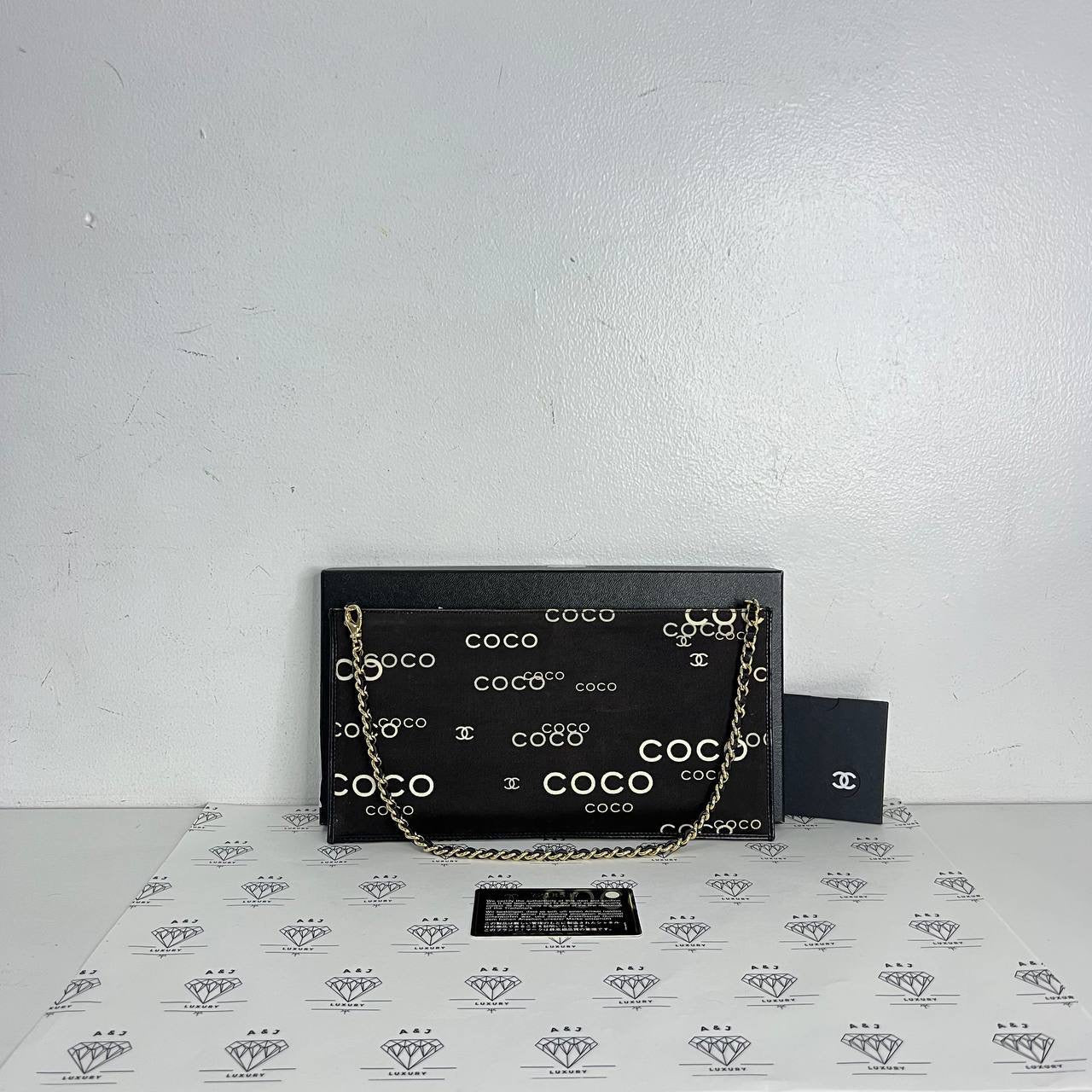 [PRE LOVED] Chanel Mini Chain Shoulder Bag in Brown Fabric GHW (Series 7)