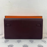 [PRE LOVED] Hermes Kelly To Go in Bordeaux Epsom Leather GHW (Stamp U - 2022)