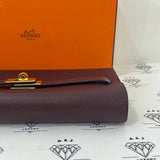 [PRE LOVED] Hermes Kelly To Go in Bordeaux Epsom Leather GHW (Stamp U - 2022)