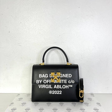 [PRE LOVED] Off-White Jitney Top Handle Bag in Black GHW
