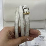 [PRE LOVED] Dolce & Gabbana Medium Sicily handbag in White Dauphine Leather GHW