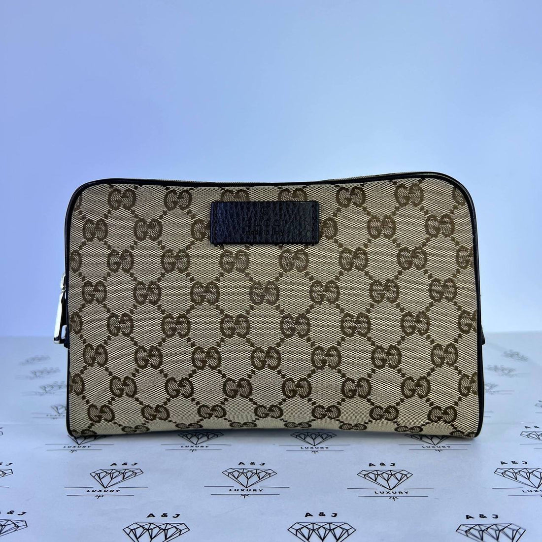 [PRE LOVED] Gucci Supreme Belt Bag in Brown SHW
