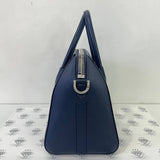 [PRE LOVED] Givenchy Small Antigona in Blue Goatskin Leather GHW