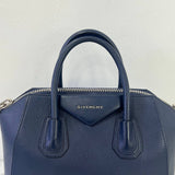 [PRE LOVED] Givenchy Small Antigona in Blue Goatskin Leather GHW