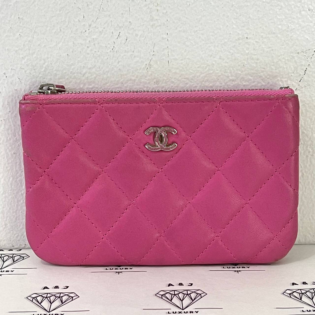 [PRE LOVED] Chanel Mini O Case in Pink Lambskin Leather SHW (Series 26)