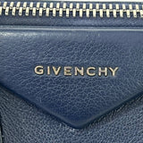 [PRE LOVED] Givenchy Small Antigona in Blue Goatskin Leather GHW