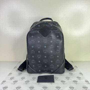 [PRE LOVED] MCM Duke Backpack in Black Visetos Leather