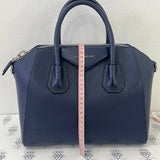 [PRE LOVED] Givenchy Small Antigona in Blue Goatskin Leather GHW