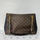 [PRE LOVED] Louis Vuitton Surenne MM in Monogram Canvass Noir interior with initials AG (DU3138)