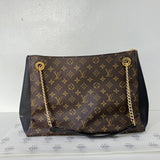 [PRE LOVED] Louis Vuitton Surenne MM in Monogram Canvass Noir interior with initials AG (DU3138)