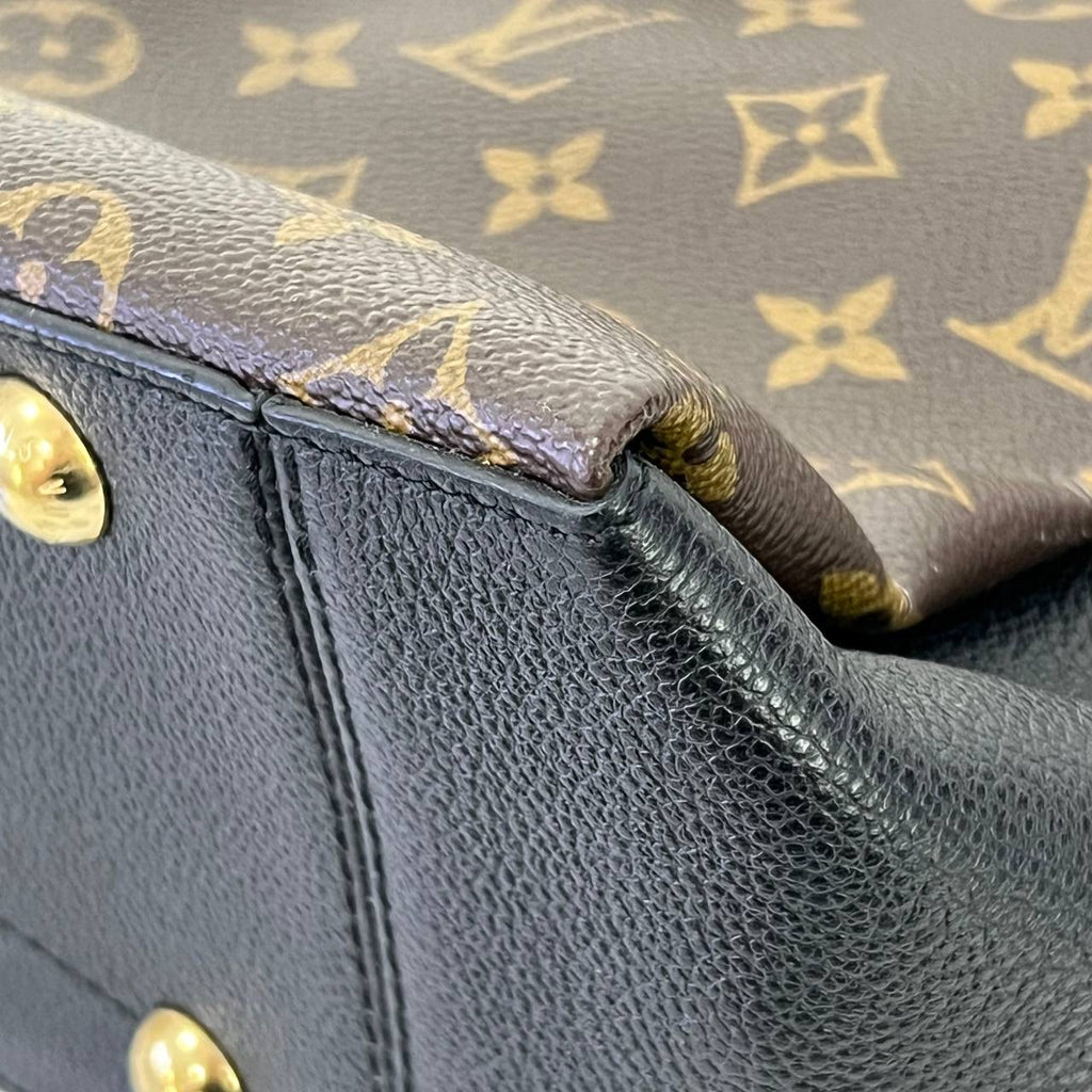 [PRE LOVED] Louis Vuitton Surenne MM in Monogram Canvass Noir interior with initials AG (DU3138)