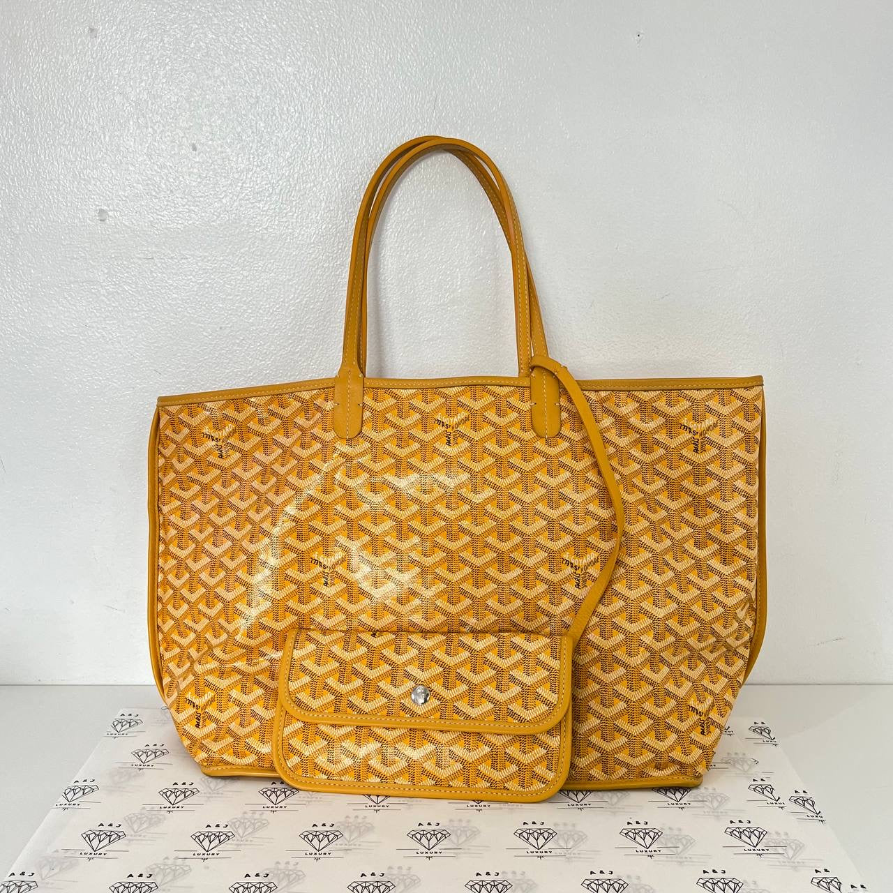 [PRE LOVED] Goyard Anjou PM in Yellow (2019)