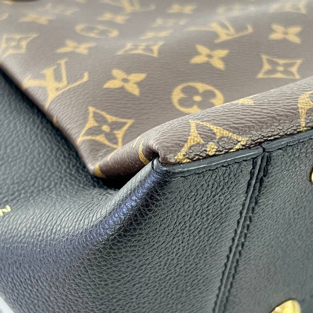 [PRE LOVED] Louis Vuitton Surenne MM in Monogram Canvass Noir interior with initials AG (DU3138)