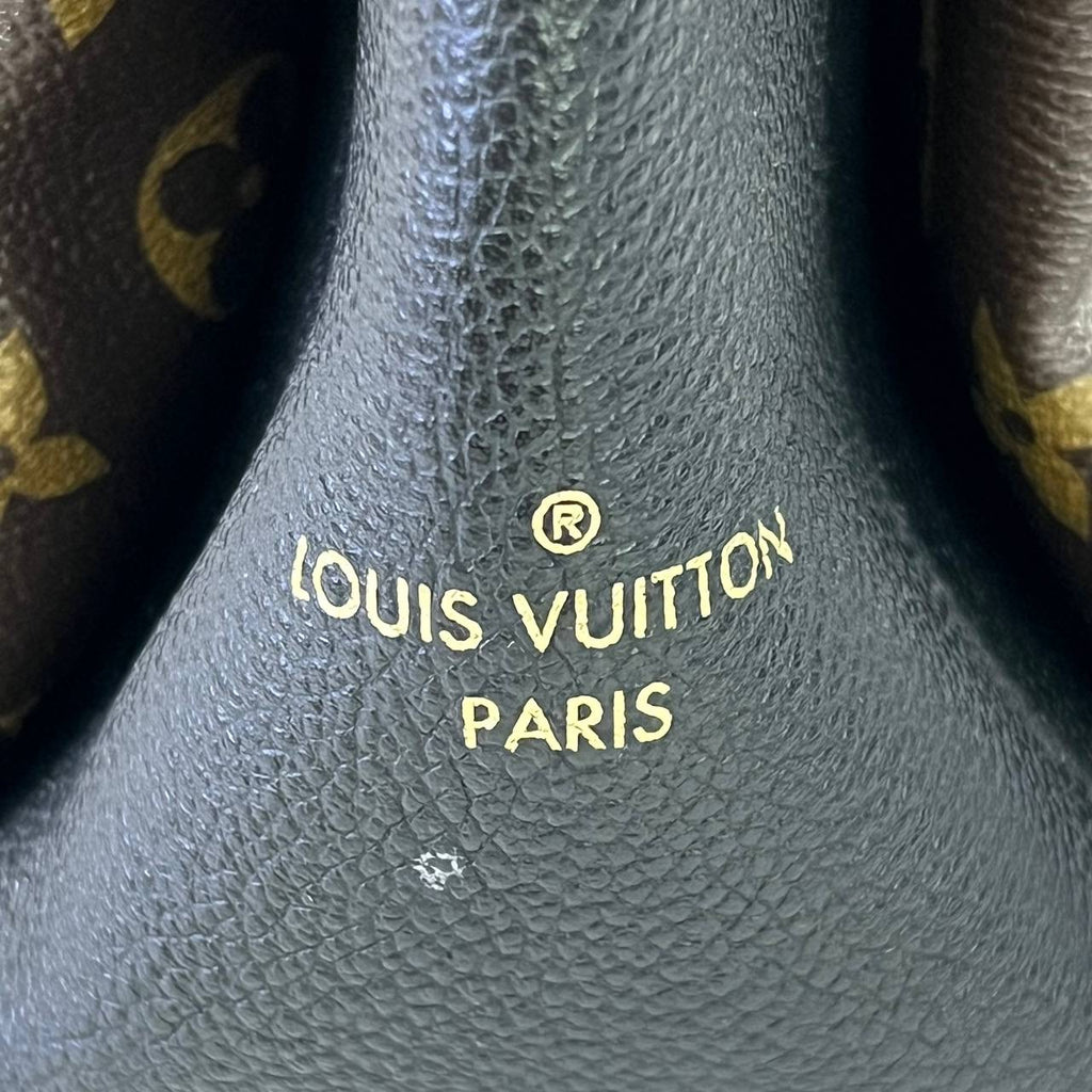 [PRE LOVED] Louis Vuitton Surenne MM in Monogram Canvass Noir interior with initials AG (DU3138)