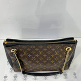 [PRE LOVED] Louis Vuitton Surenne MM in Monogram Canvass Noir interior with initials AG (DU3138)