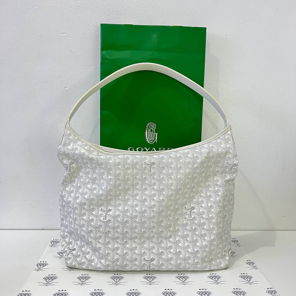 [PRE LOVED] Goyard Boheme Hobo with Heart in White (2023)