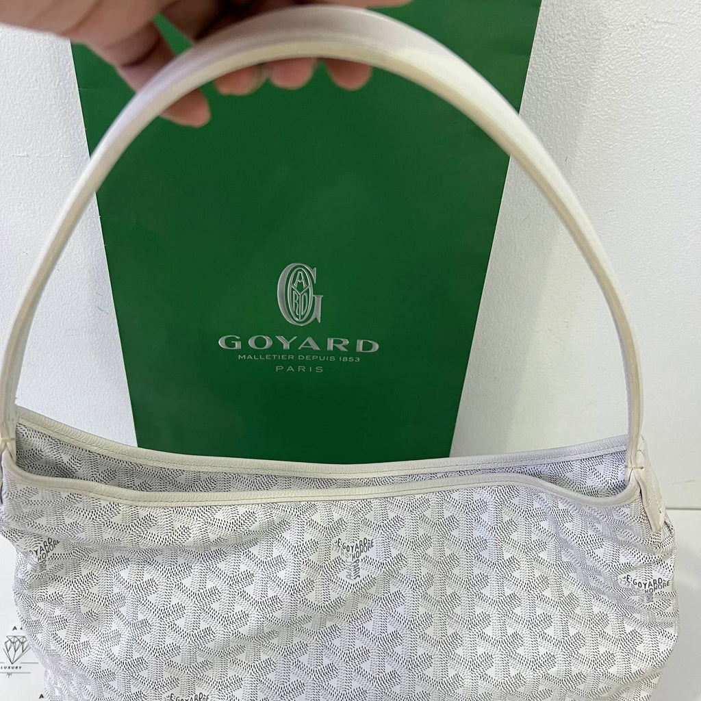 [PRE LOVED] Goyard Boheme Hobo with Heart in White (2023)