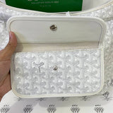 [PRE LOVED] Goyard Boheme Hobo with Heart in White (2023)