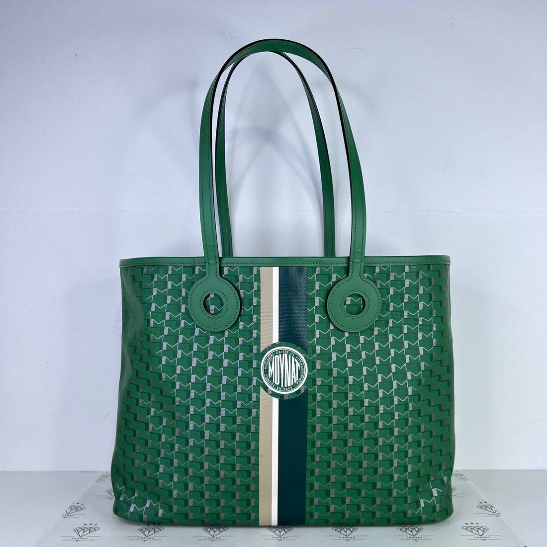 [PRE LOVED] Moynat Oh! Ruban Tote MM in Green