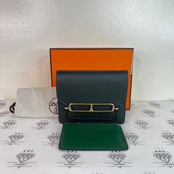 [PRE LOVED] Hermes Roulis Slim in Vert Mangrove Evercolor Leather GHW (Stamp W - 2024)
