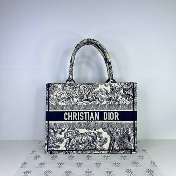 [PRE LOVED] Christian Dior Medium Book Tote in Toile de Juoy (2022)