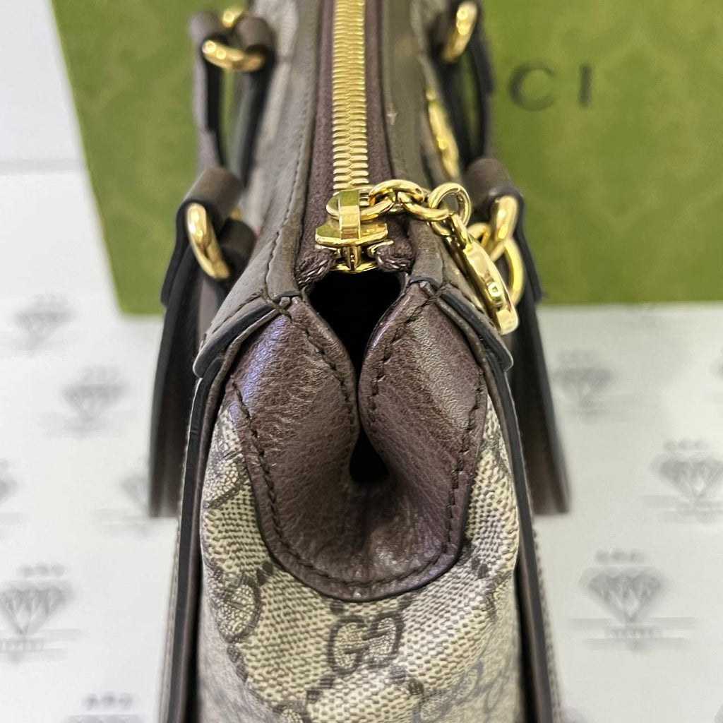 [PRE LOVED] Gucci Small Ophidia Sling in GG Canvass