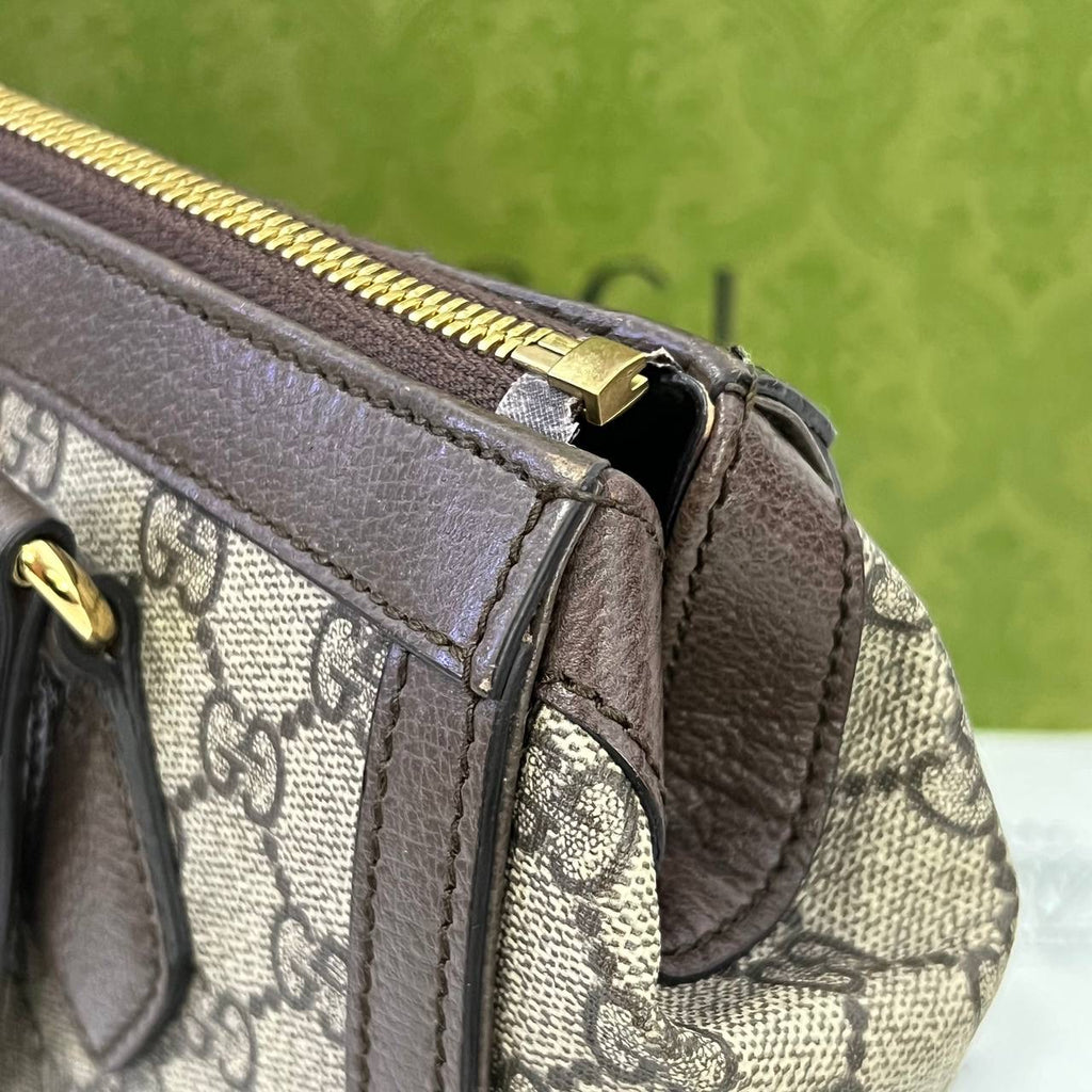 [PRE LOVED] Gucci Small Ophidia Sling in GG Canvass