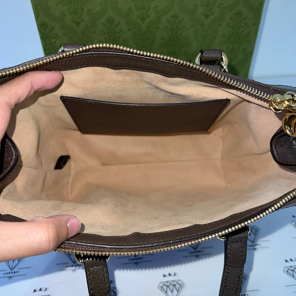 [PRE LOVED] Gucci Small Ophidia Sling in GG Canvass