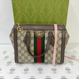 [PRE LOVED] Gucci Small Ophidia Sling in GG Canvass