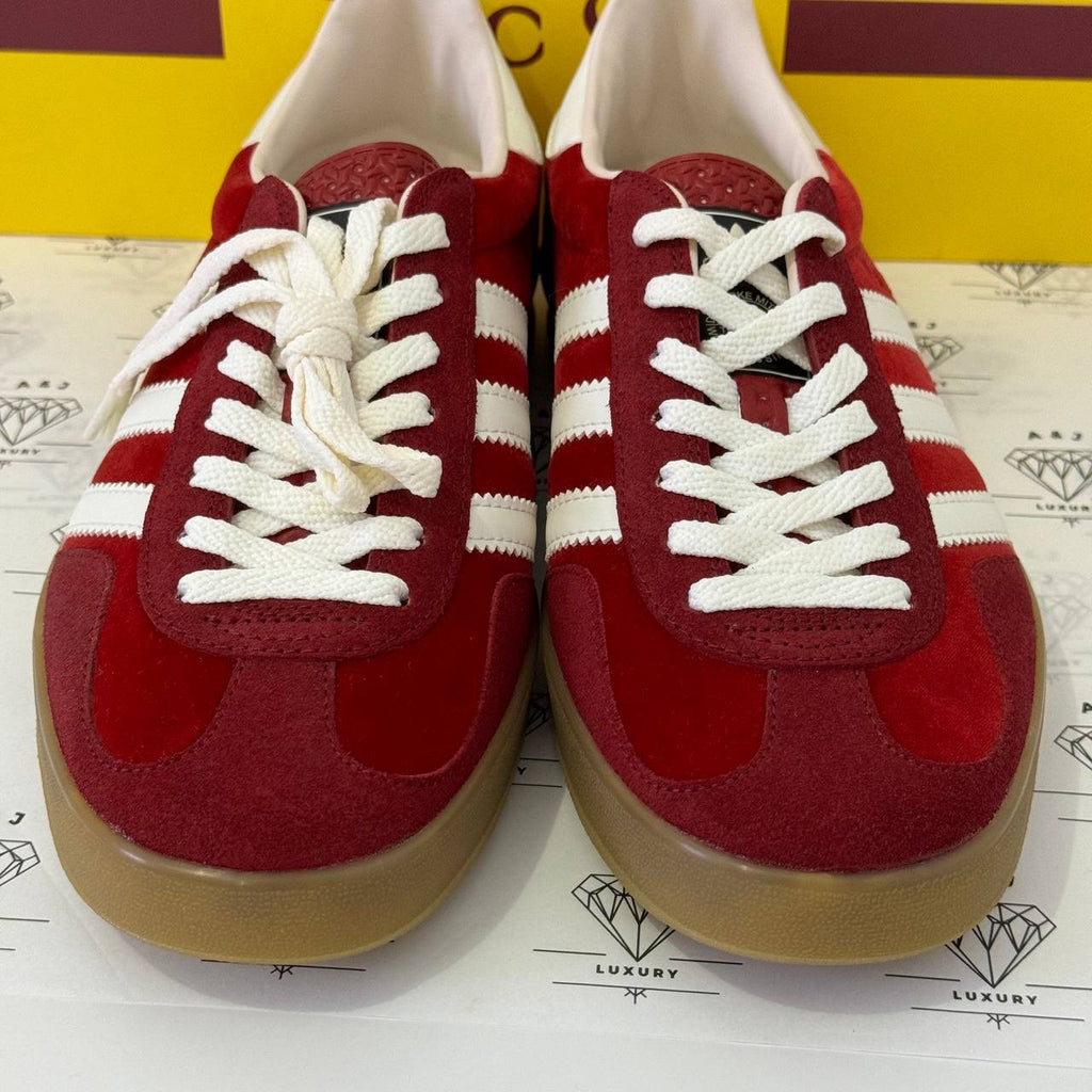 [PRE LOVED] Adidas x Gucci Gazelle Sneakers in Red Size 37.5EU