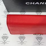 [PRE LOVED] Chanel Box Wallet on Chain in Red Caviar SHW (Series 25)