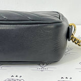 [PRE LOVED] Gucci Mini Camera Bag in Black Matelasse Leather GHWP