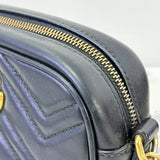 [PRE LOVED] Gucci Mini Camera Bag in Black Matelasse Leather GHWP