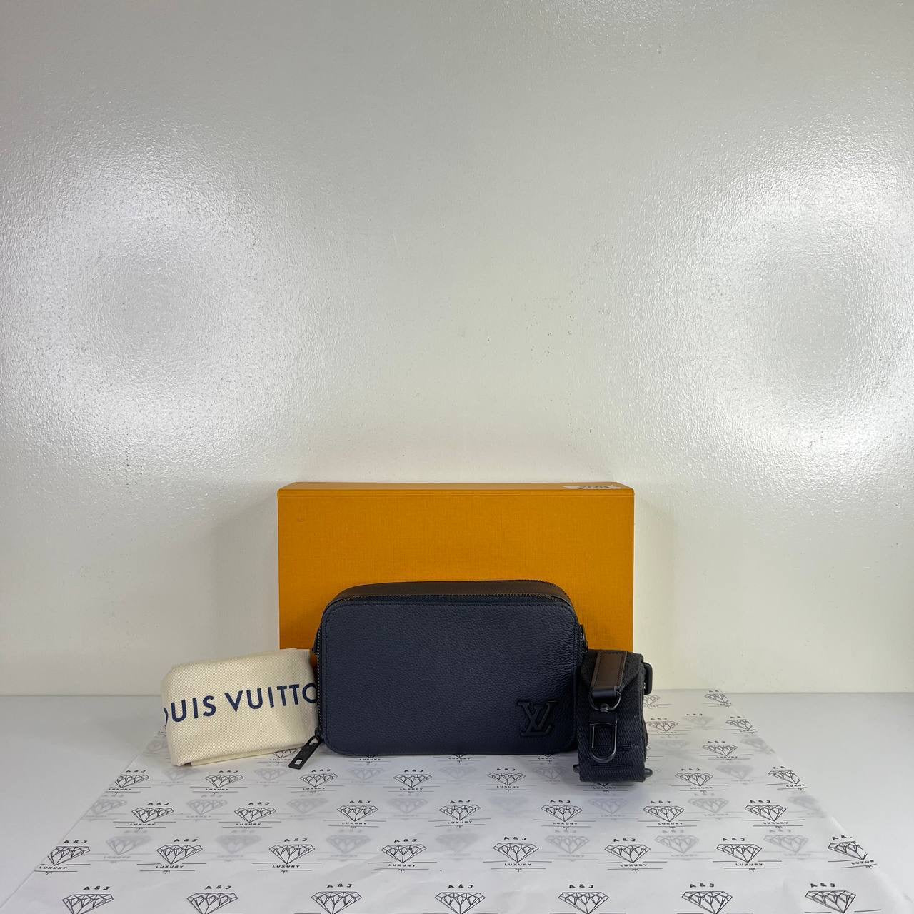 [PRE LOVED] Louis Vuitton Alpha Wearable Wallet in Aerogram (microchipped)