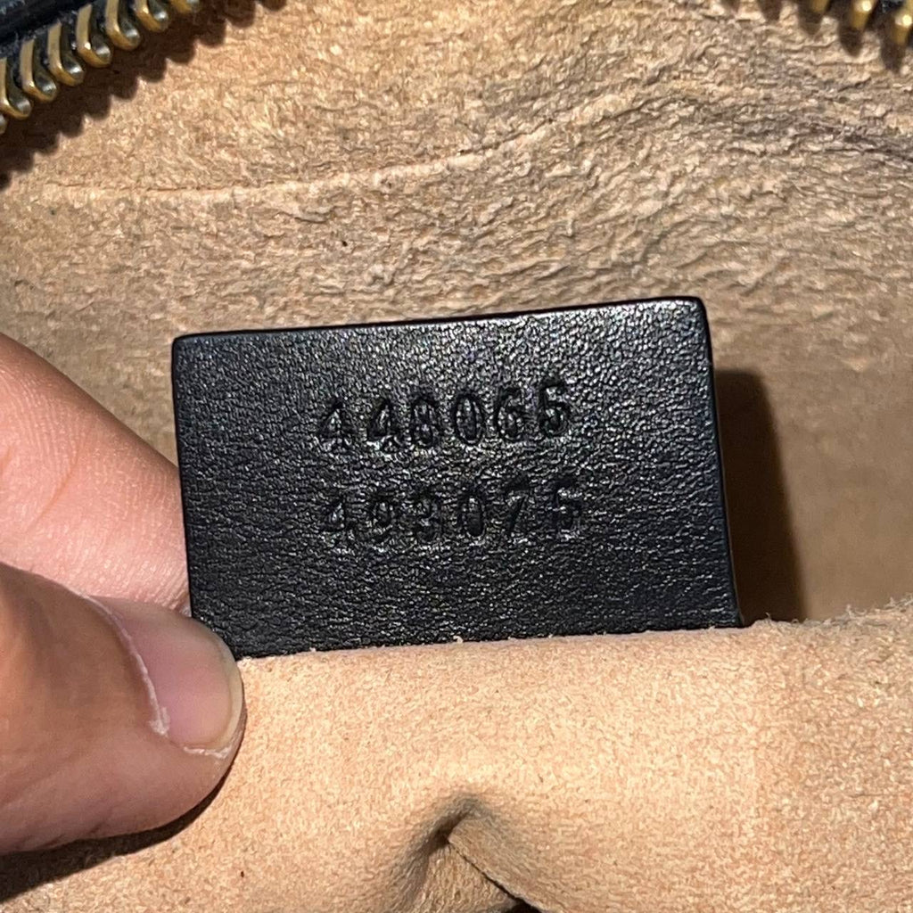 [PRE LOVED] Gucci Mini Camera Bag in Black Matelasse Leather GHWP