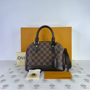 [PRE LOVED] Louis Vuitton Alma BB in Damier Ebene Canvass