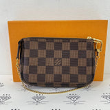 [PRE LOVED] Louis Vuitton Mini Pochette Accessoires in Damier Ebene Canvass (SF4261)