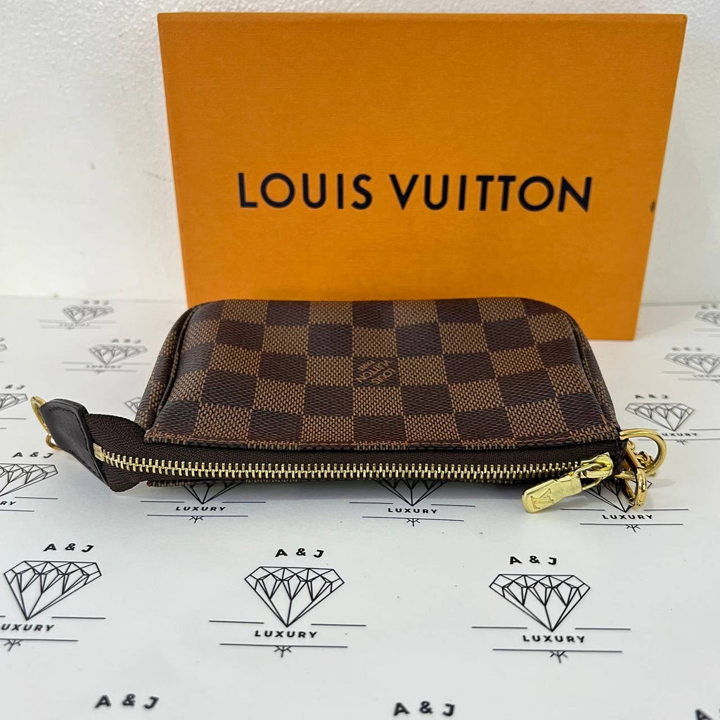 [PRE LOVED] Louis Vuitton Mini Pochette Accessoires in Damier Ebene Canvass (SF4261)