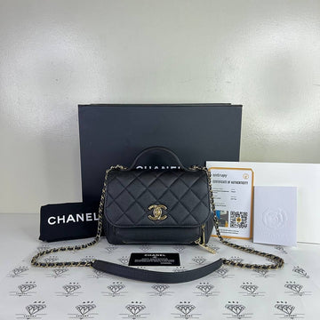 [PRE LOVED] Chanel Small Business Affinity in Black Caviar GHW (Series 28)