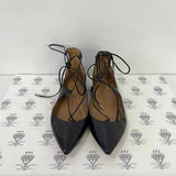 [PRE LOVED] Aquazzura Christy Ballerina Flats in Black Size 38EU