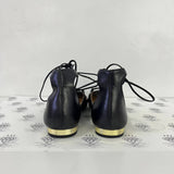 [PRE LOVED] Aquazzura Christy Ballerina Flats in Black Size 38EU