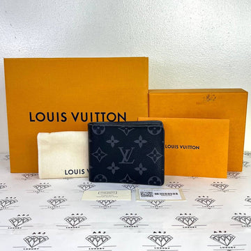 [PRE LOVED] Louis Vuitton Multiple Wallet in Monogram Eclipse Canvass (microchipped)