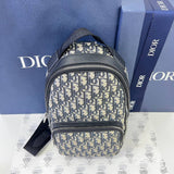 [PRE LOVED] Christian Dior Mini Rider Sling Bag in Blue Oblique Canvass (2023)